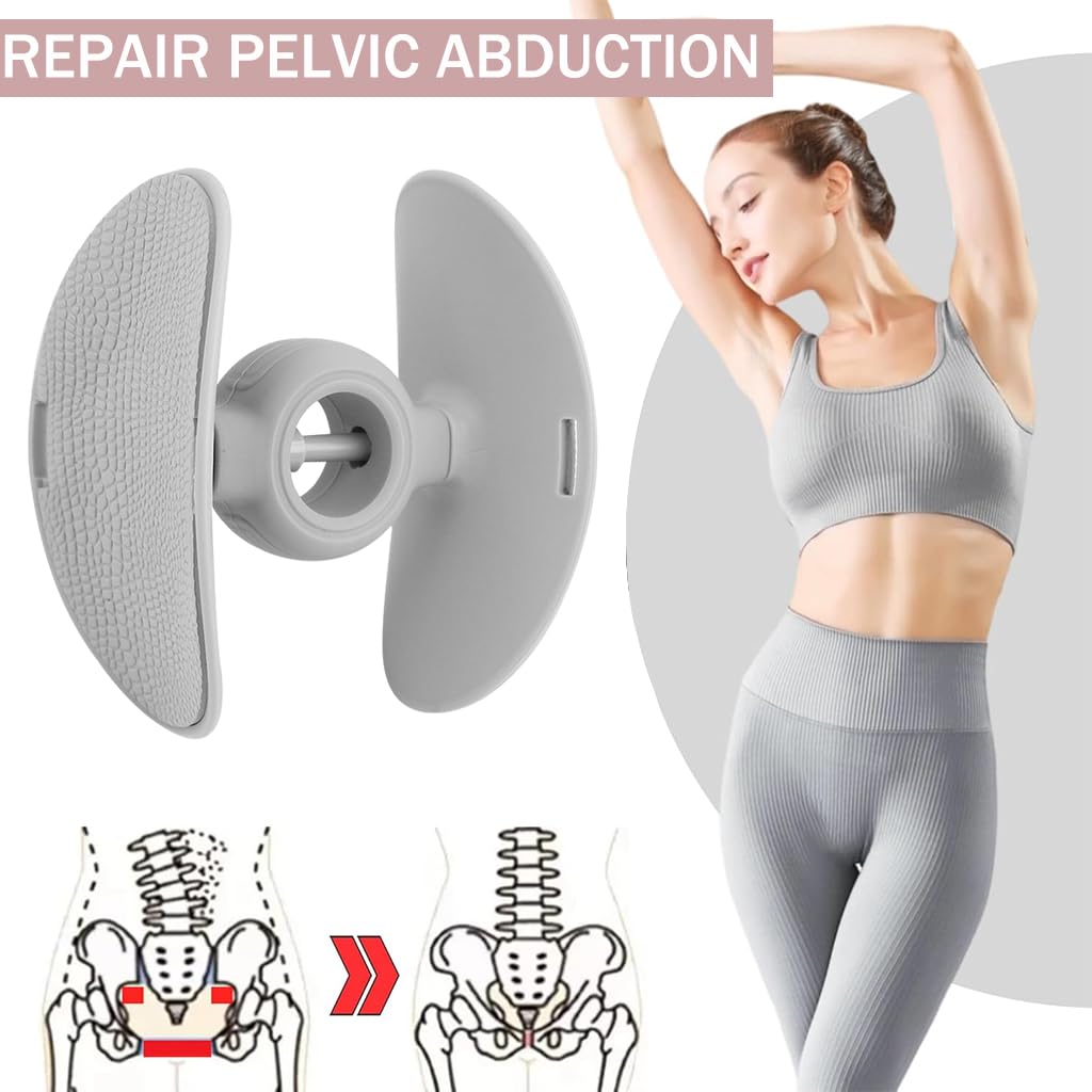 Proberos Pelvic Thigh Exerciser for Inner Thigh and Hip Training with 8–20kg Adjustable Resistance | Rotatable EVA Pad and Durable PP Build