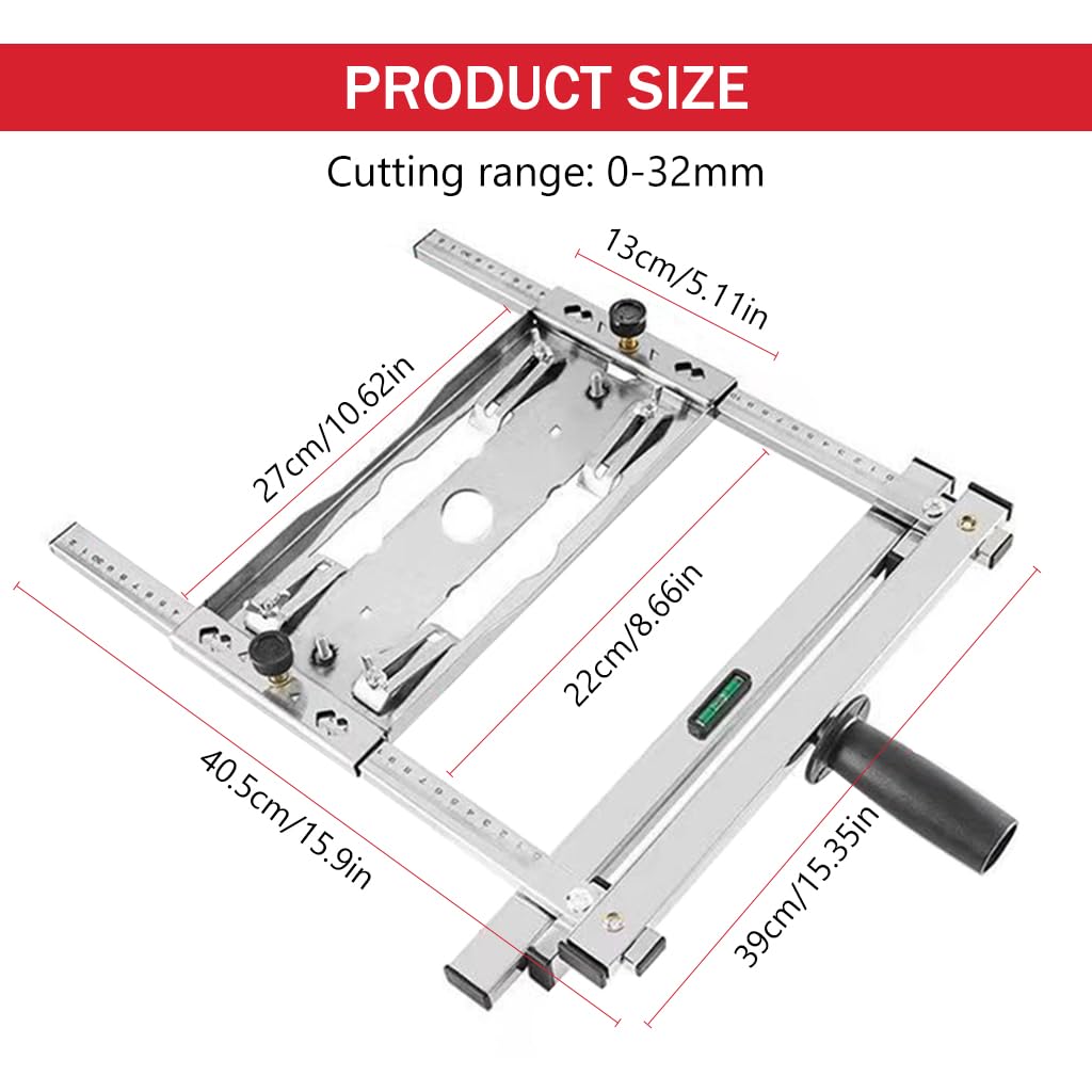 Serplex® Cutting Machine Edge Guide Positioner, Cutting Machine Corner Guide Positioner Woodworking Positioning and Cutting, Edge Guide Positioning Cutting Board Tool (1Pcs)