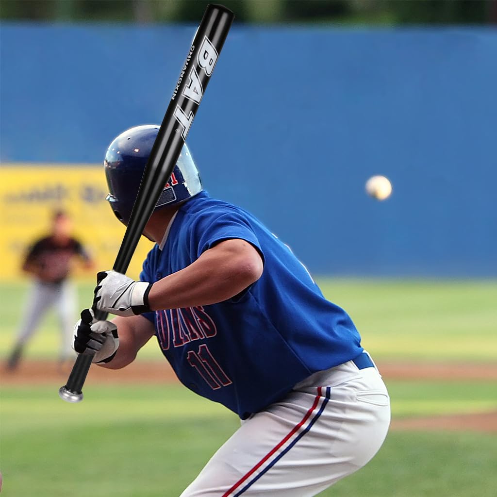 Optifit Baseball Bat for Players Age 12 and Above with Dual Zone Grip and 34 in Alloy Steel | Lightweight 22 oz Design