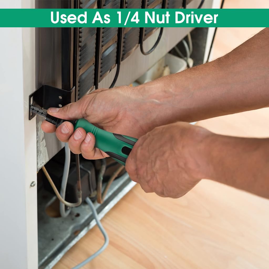 Serplex Screwdriver Tool Set for DIY and Home Use with 13 in 1 Bits and Retractable Design