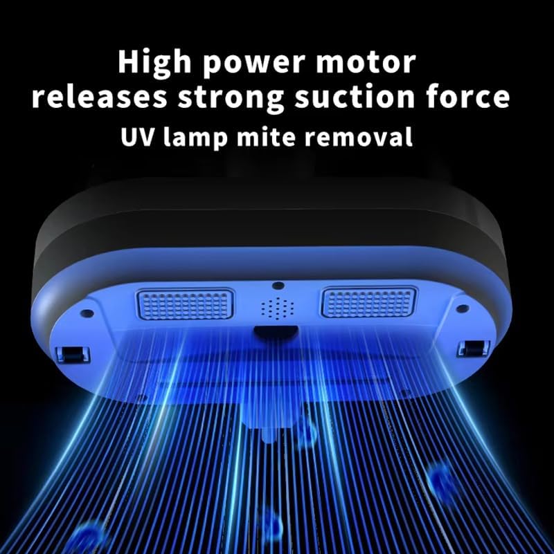 Supvox Bed Vacuum Cleaner for Mattress and Sofa with 14Kpa Suction & UV Light Sterilization