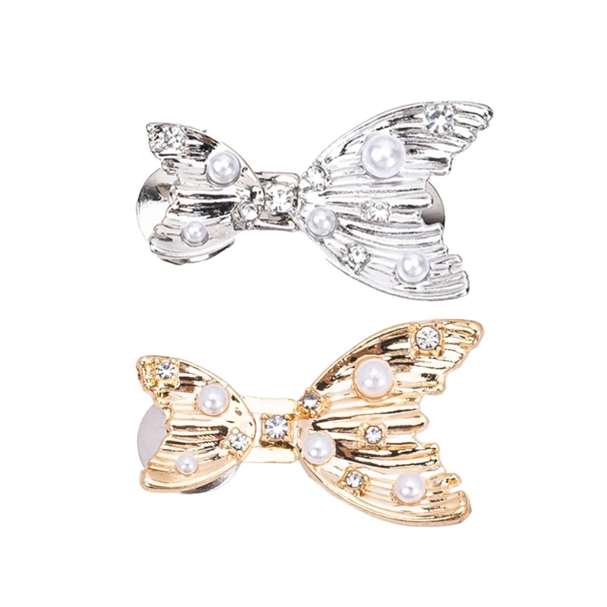 SANNIDHI Jeans Waist Tightener for Pants and Skirts featuring Fish Tail Buttons Set of 2