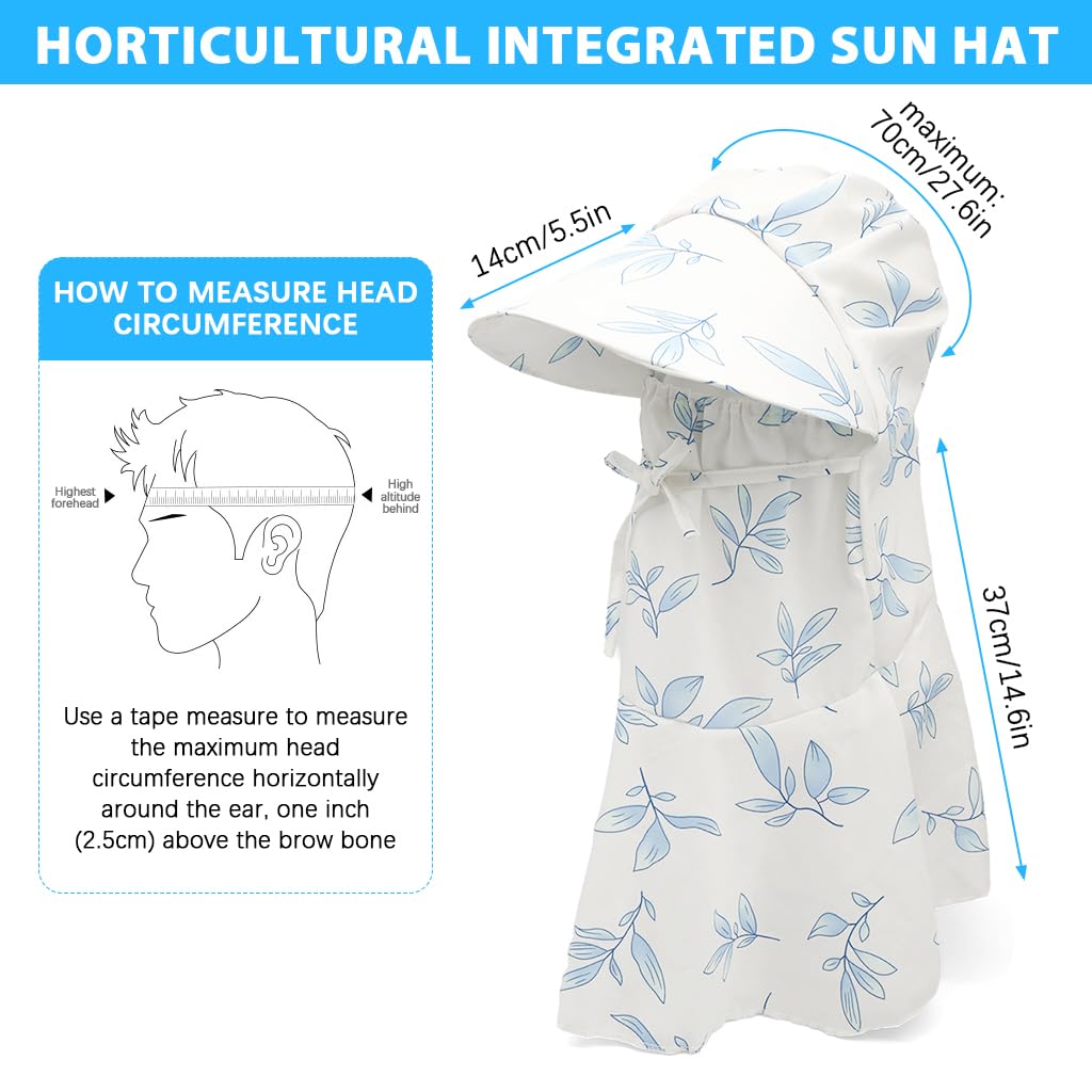SANNIDHI Sun Hat for Women with UPF 50+ Wide Brim and One Piece Neck Wrap | Breathable Fabric