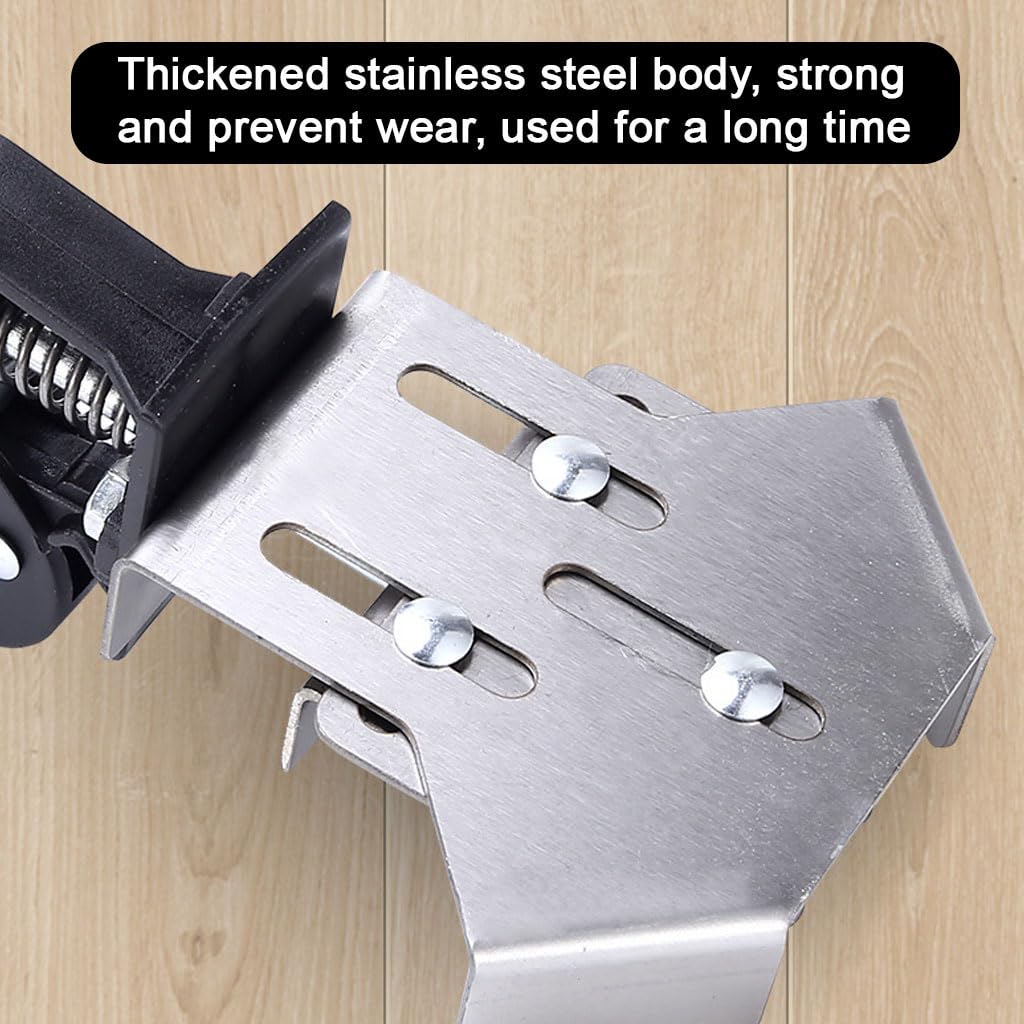 Serplex 90 Degree Corner Clamp for Woodworking and Cabinet Assembly with Quick Release Handle | Stainless Steel Right Angle Precision Tool