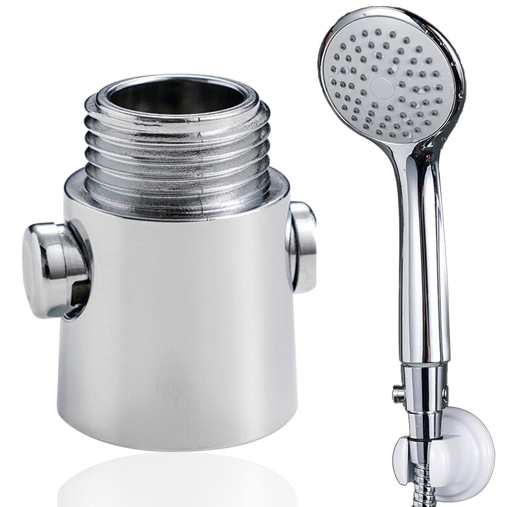 Supvox Shower Shut Off Valve for G1/2 inch Fixtures featuring Button Flow Control | Universal Fit