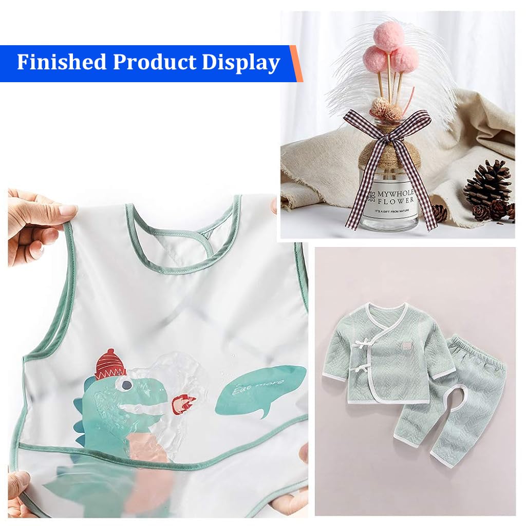 HASTHIP Bias Tape Tool Kit for Fabric Sewing with 5 Sizes 6mm–25mm Makers | Universal Presser Foot