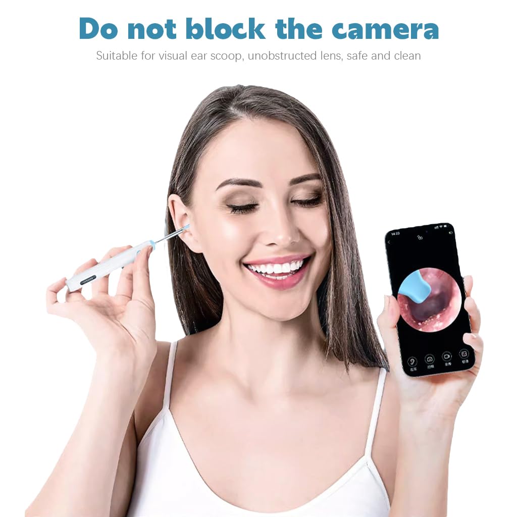 HANNEA Silicone Tips for Ear Wax Remover 90PCS 12mm Length | Soft Universal Replacement