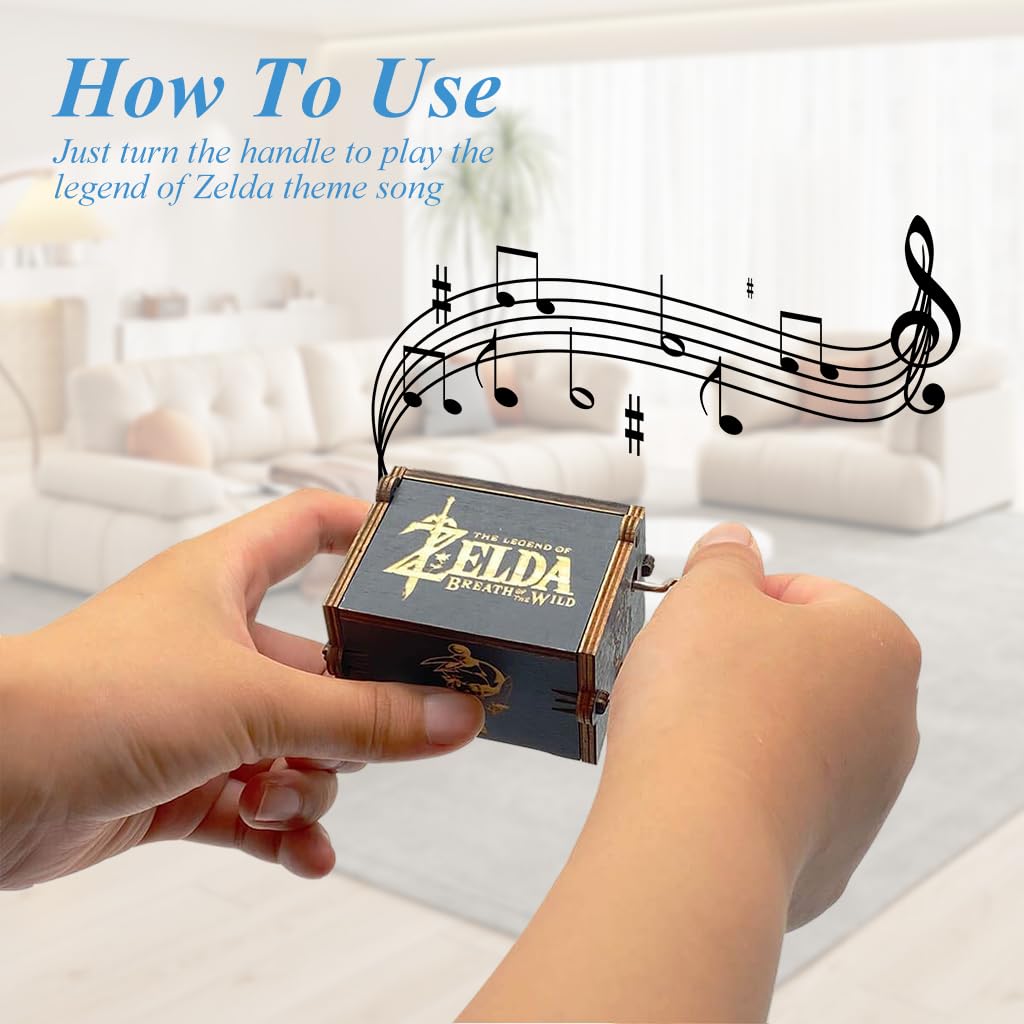 PATPAT® Zelda Wooden Music Box