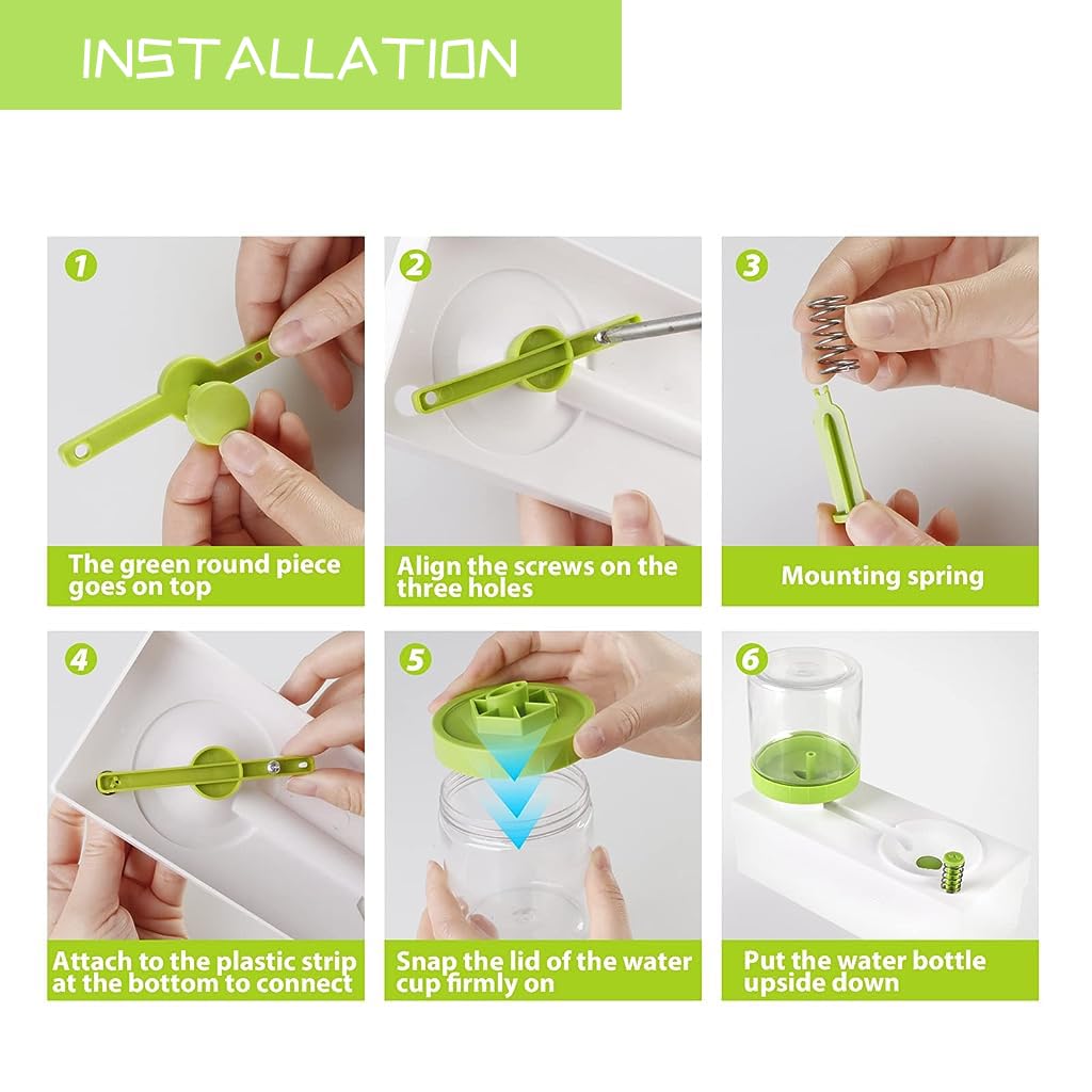 HASTHIP Paint Brush Cleaner for Artists with 250 ml Water Tank and Flushing Button | Plastic Rinser