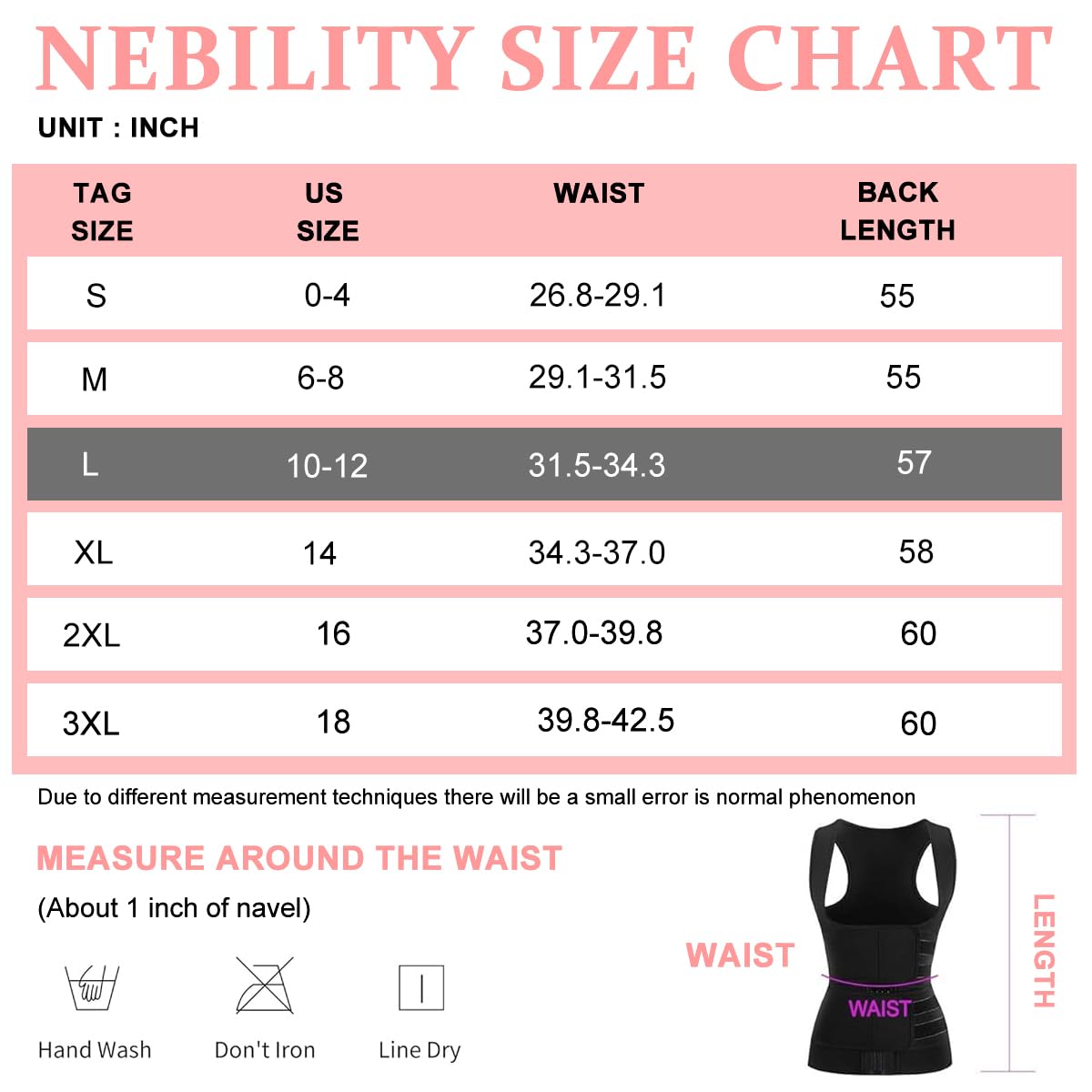 PALAY Waist Trainer for Women Vest Style with Zipper and Dual Belt Design XL | Body Shaper