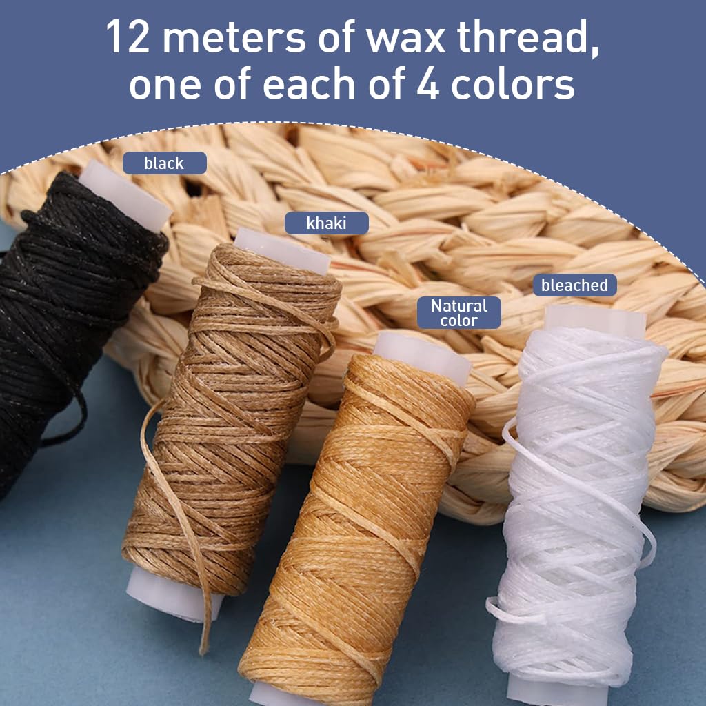 HASTHIP Bookbinding Kit for DIY Crafts with 33 pcs tools featuring bone folders and awl