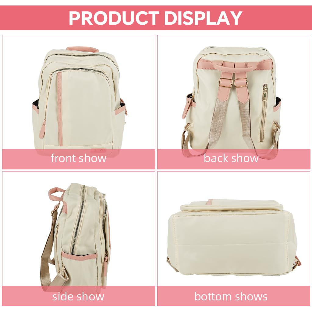 Zibuyu Travel School Bag for Girls with Multiple Compartments 26x13x35cm Oxford Backpack