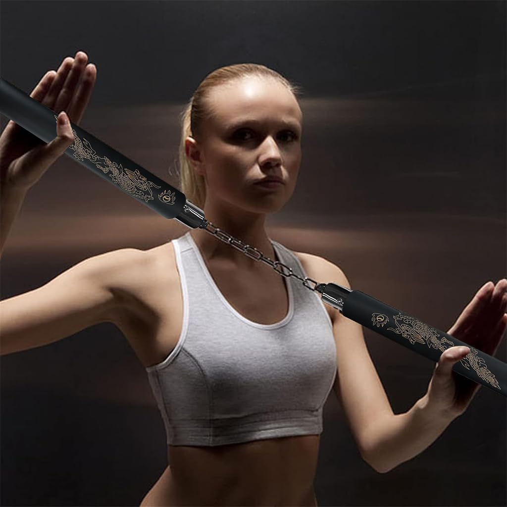 Optifit Nunchucks for Karate Practice with 11 in Foam Padding and Stainless Steel Core | 3PCS