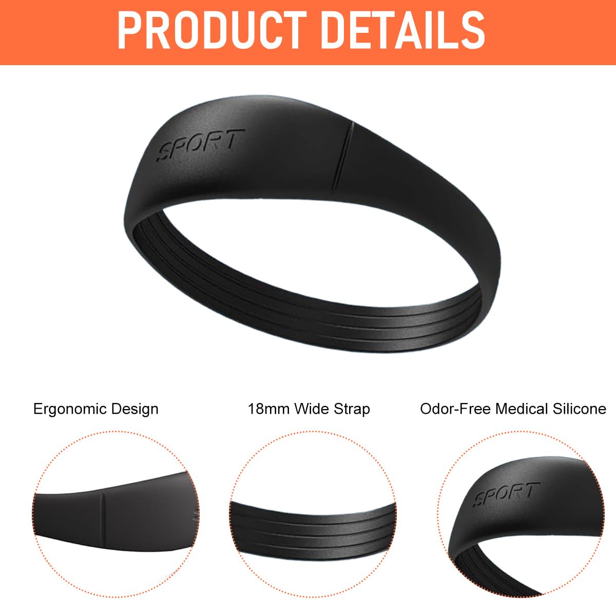 HANNEA Knee Support for Running and Gym with 26mm Wider Patellar Band | 2 PCS Silicone Adjustable Brace