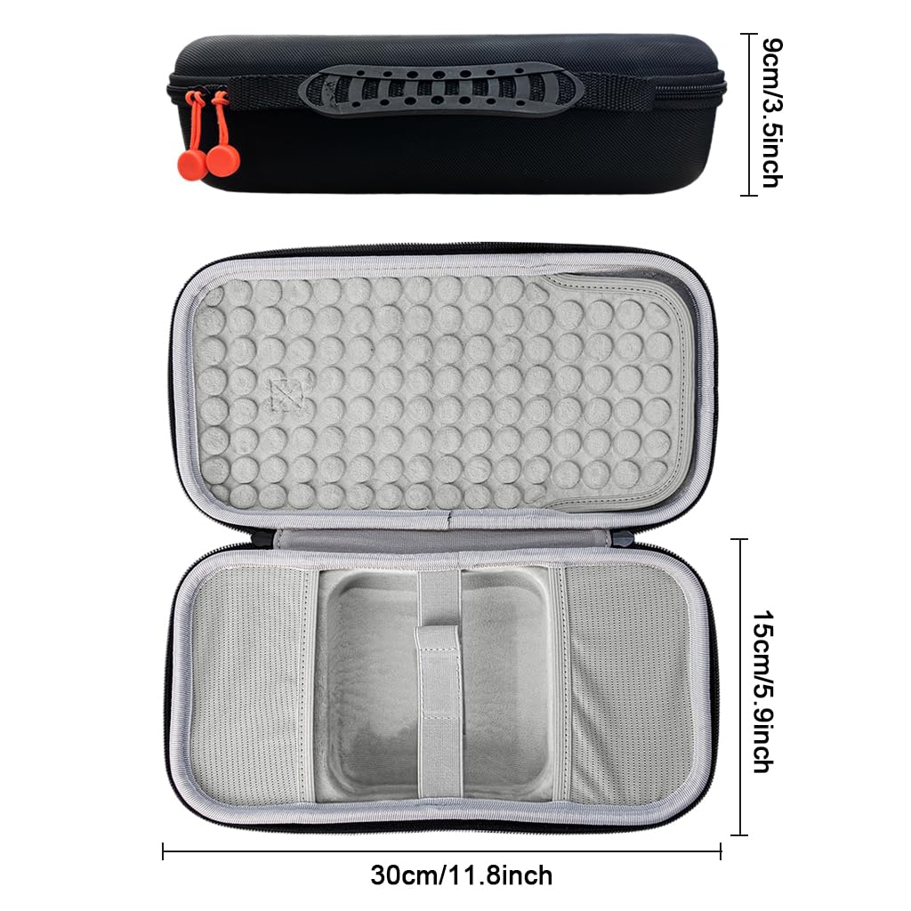 ZORBES Storage Case for Mac Mini M4 featuring EVA Hard Shell and Anti Scratch Liner 30x15x9cm
