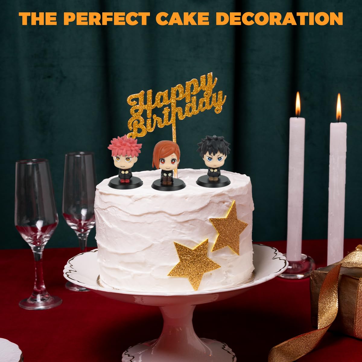 PATPAT Anime Action Figures for Desk and Room Decor with 5Pcs 3.5 in PVC Figurines | Gift for Fans