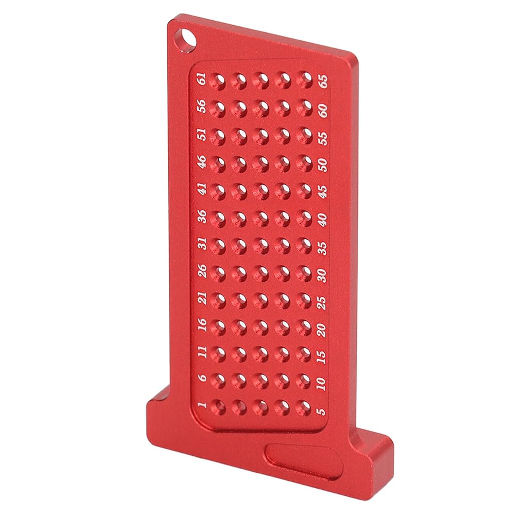Serplex® Woodworking Scriber Woodworking Square,Hole Positioning Ruler Aluminum Alloy Portable 45/90 Degree Cross Gauge for Handicrafts DIY Projects