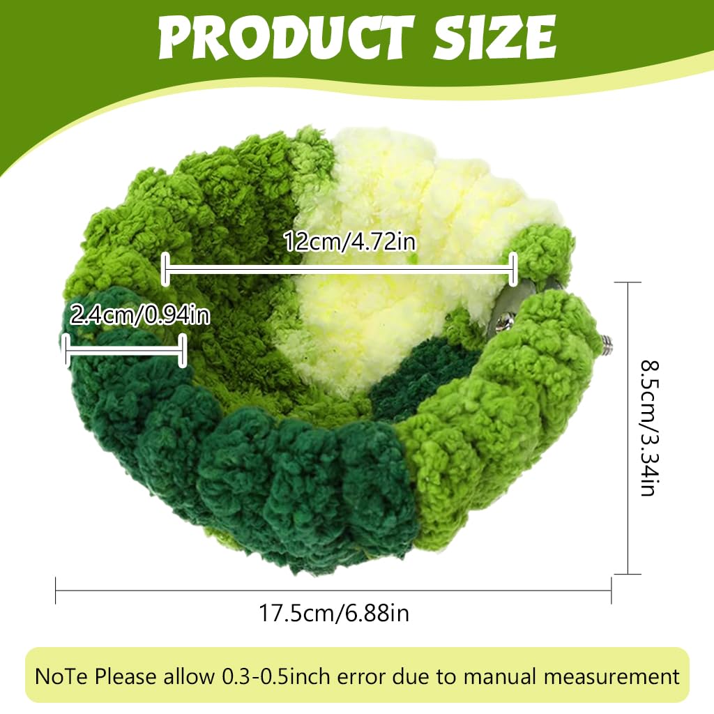 Qpets Bird Nest for Cage with Screw Mounted Design and Soft Plush Material | 17.5×8.5 cm Small Parrot Bed