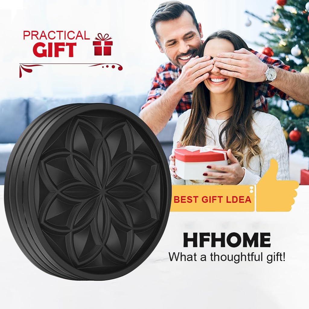 Supvox Coasters for Drinks Set of 4 with Silicone Surface for Coffee and Dining Tables