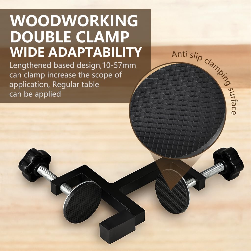 Serplex Woodwork Clamp for 10-57mm Range with Screw Mechanism in Carbon Steel | DIY and Metalworking