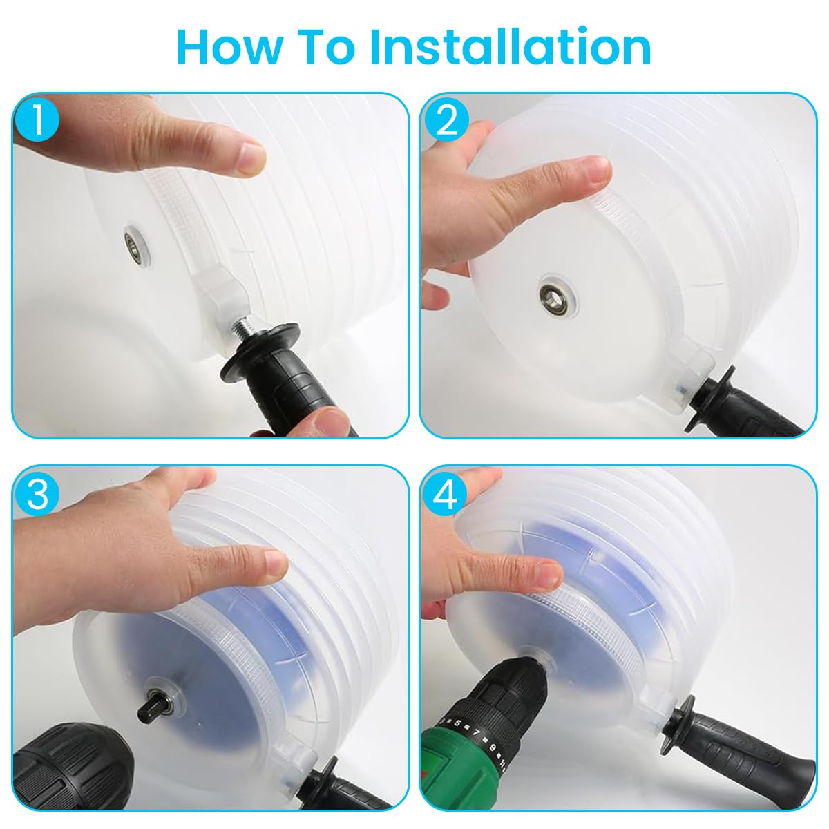 Serplex Hole Saw Dust Bowl 15.5cm for Clean Drilling with Transparent View | Easy Cleaning