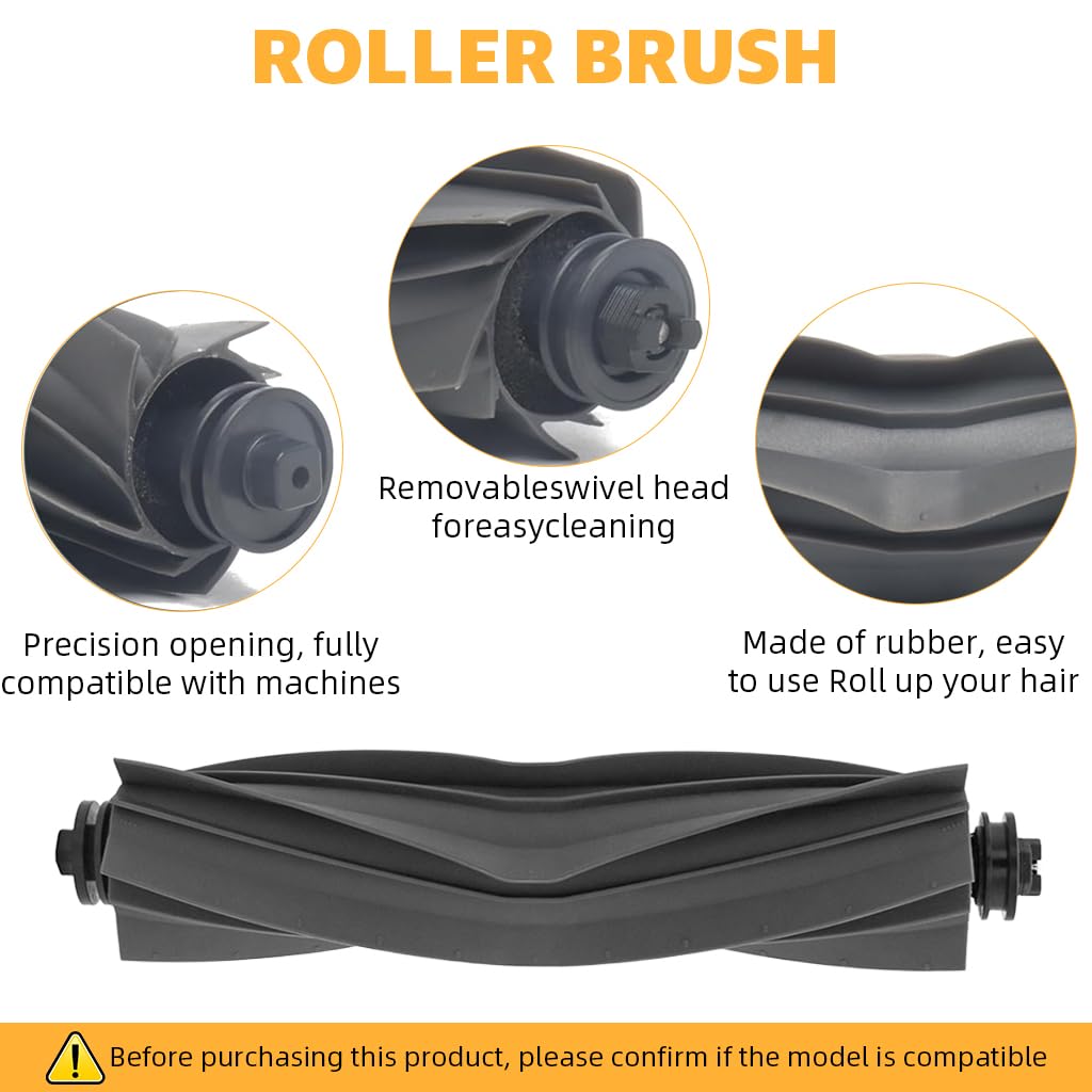 HASTHIP Replacement Parts for Dreame X40 Ultra Vacuum with 12Pcs Kit and 1 Main Roller Brush