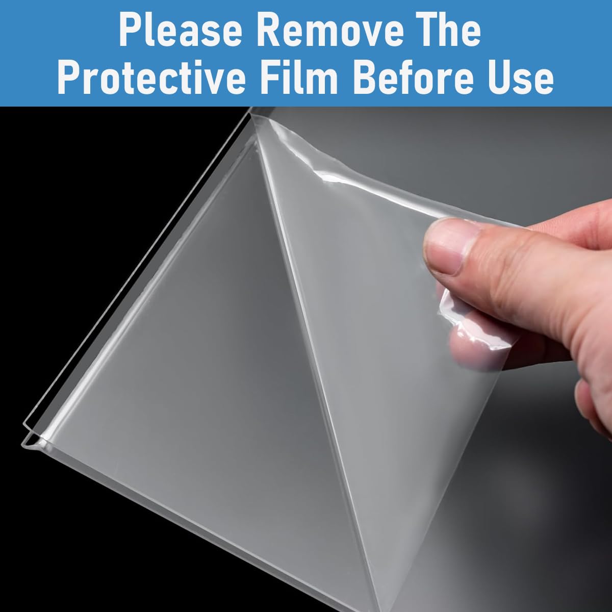 Climberty Desk Sign Holder for Restaurants and Offices featuring Vertical A4 8.5x11.8 in Clear Acrylic Frame