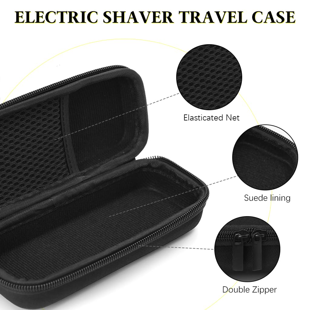 HANNEA Hard Case for Electric Trimmer and Shaver with EVA Shell for Philips QP2520 QP2530 | Travel Storage Solution