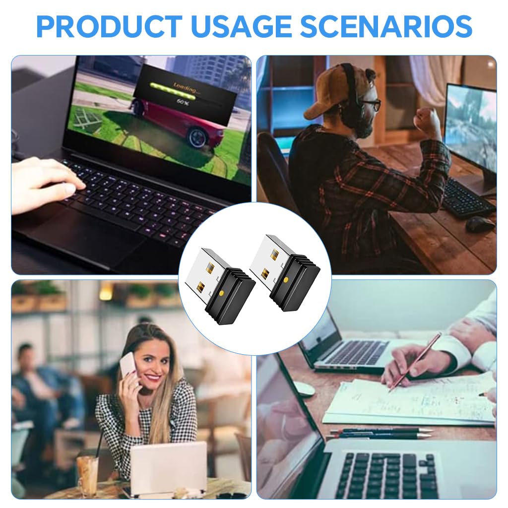 ZORBES Mouse Jiggler for Telecommuting with Switch and 3 Motion Modes | 2Pcs USB Plug and Play