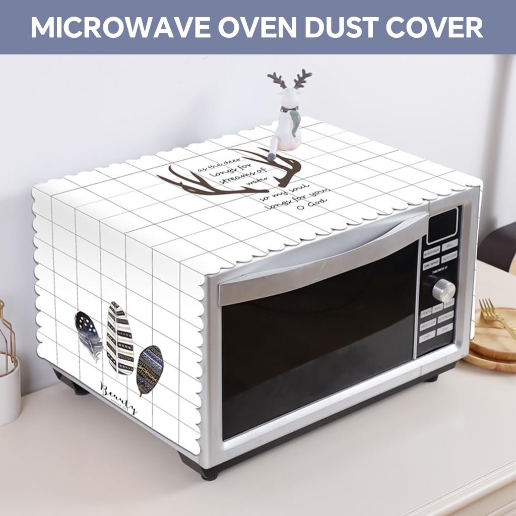 Supvox Microwave Oven Cover for Toaster and Mini Oven 35x100cm with Heat-Resistant Waterproof Polyester | Easy Clean Kitchen Protector