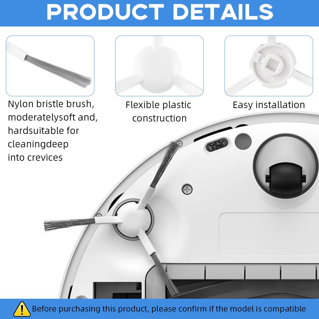 HASTHIP Replacement Parts for Dreame L S10 Ultra Vacuum Cleaner with 26PCS Kit | Includes Main Roller Brush and Side Brushes