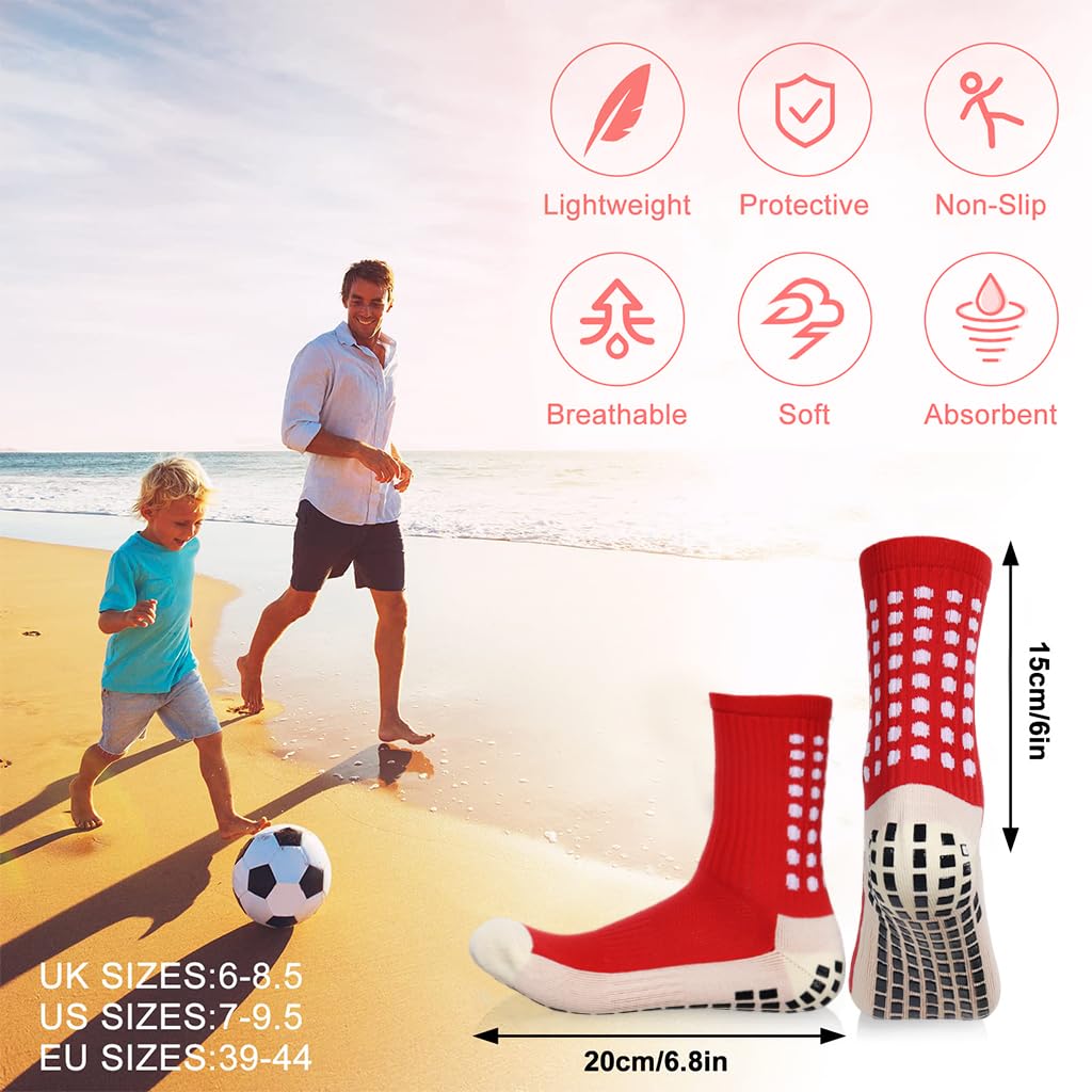 Proberos® Badminton Soccer Running Gym & Indoor Training Red