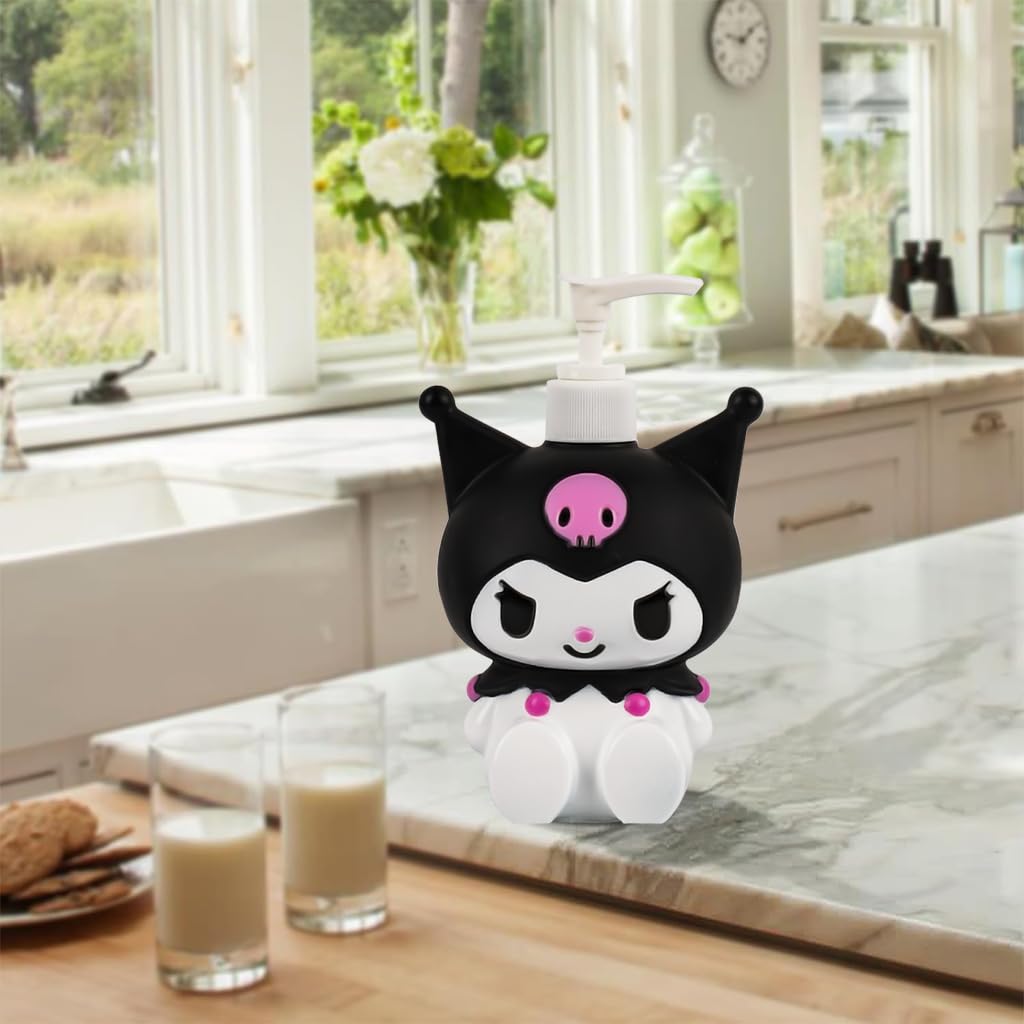 HASTHIP Liquid Soap Dispenser for Bathroom with 350ml Pump Head | PP Bottle for Kids