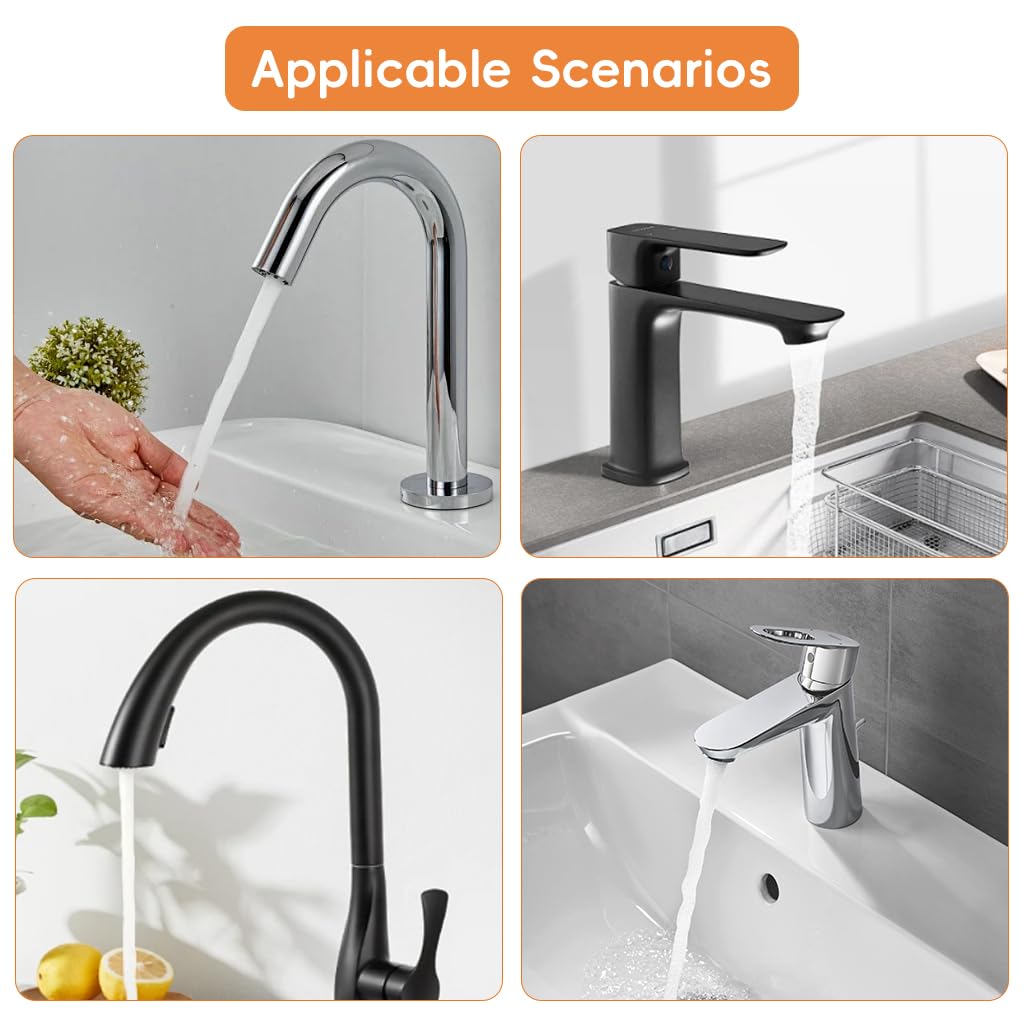 HASTHIP Kids Faucet Extender for Bathroom and Kitchen Sinks with Water Wheel | Splash Prevention and Easy Handwashing Aid