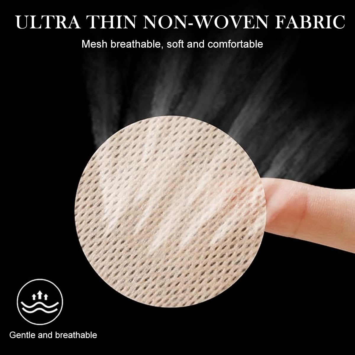 HANNEA Nude Nipple Covers for Men with 90 Count Adhesive Pads featuring Non Woven Invisible Design | Prevents Chafing and Irritation