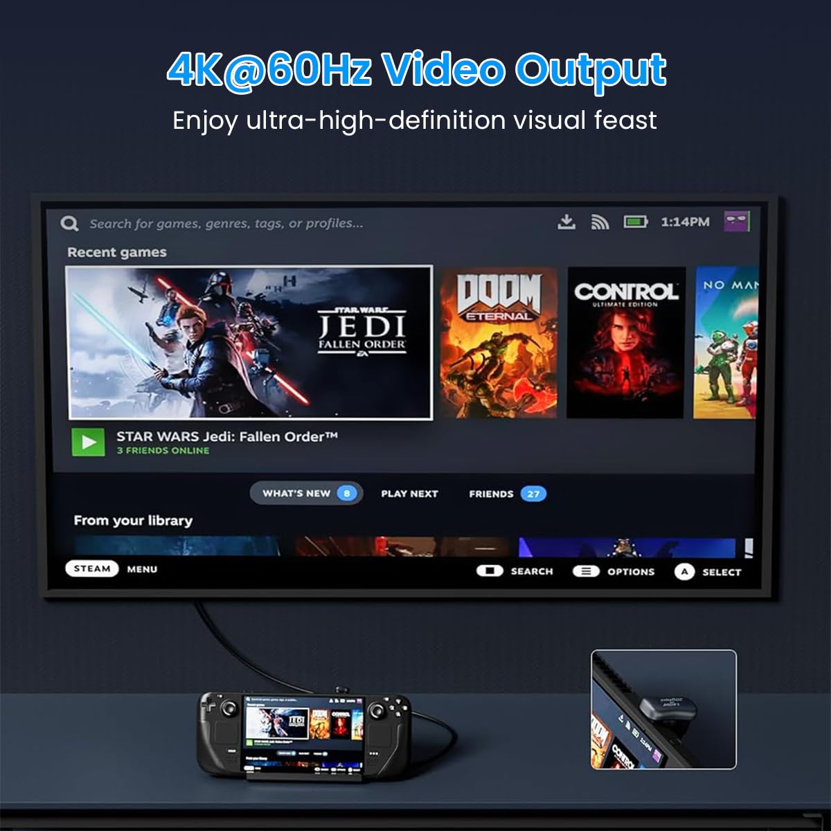 Verilux USB C Adapter for Laptop and Phone featuring 140W Fast Charging | 3PCS Set