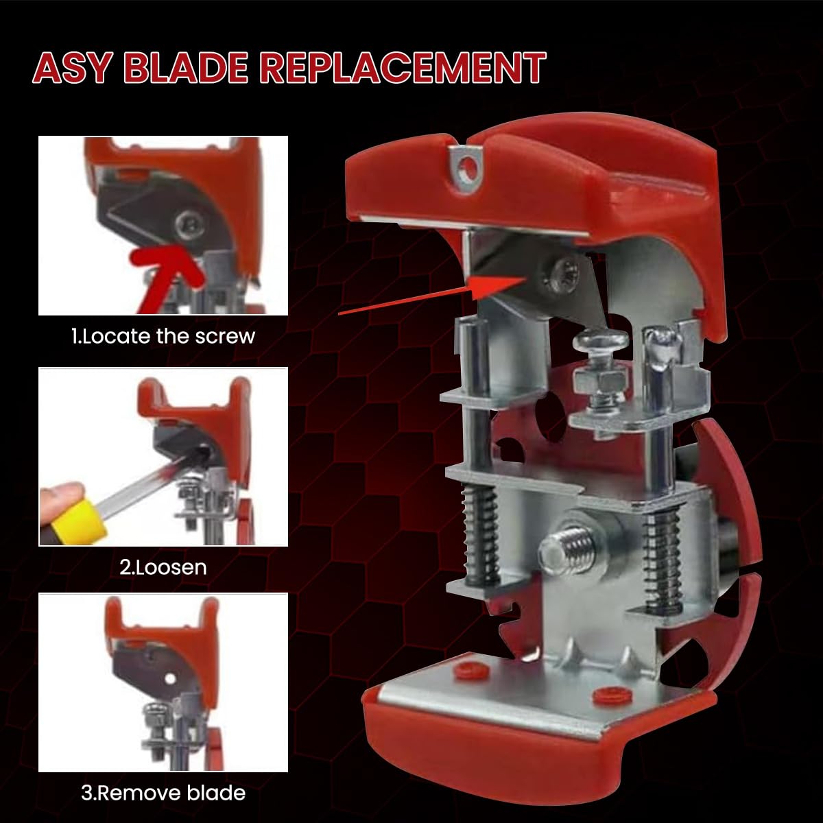 Serplex Manual Wire Stripper for Wiring Projects with 10 Replacement Blades and Multi Cable Slots
