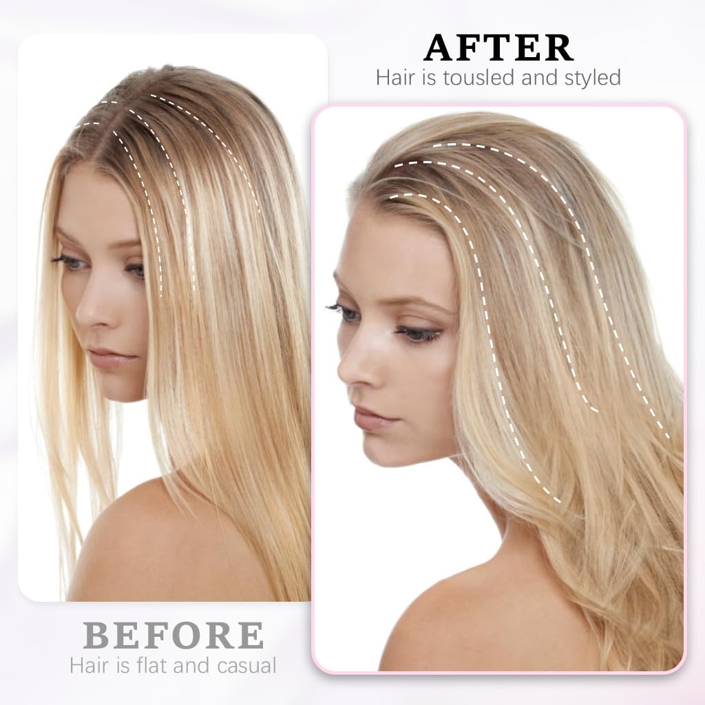 MAYCREATE Hair Volume Clips for Fluffy Bangs with Serrated Design | 2Pcs Heatless Root Lifting Tool