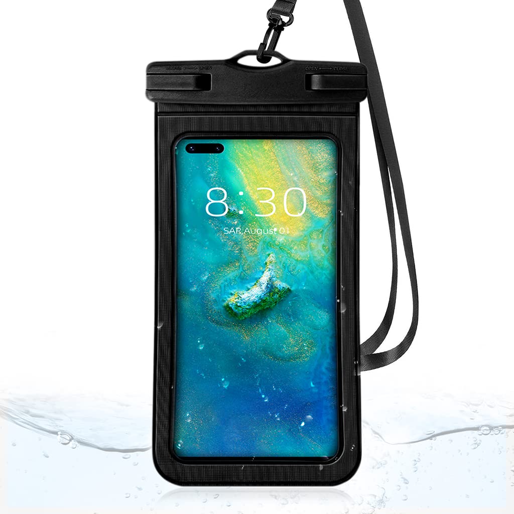 Proberos® Clear Waterproof Phone Sling Bag Phone Pouch with Lanyard IPX8 PVC Touch Screen Phone Cover Underwater Phone Pouch for 6.9