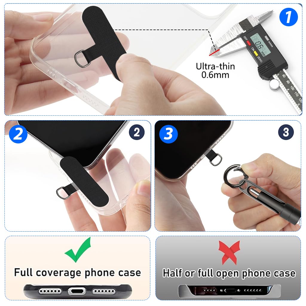 Verilux Type C to C Cable for Fast Charging with Convertible Neck Strap 3.3ft Nylon Braided