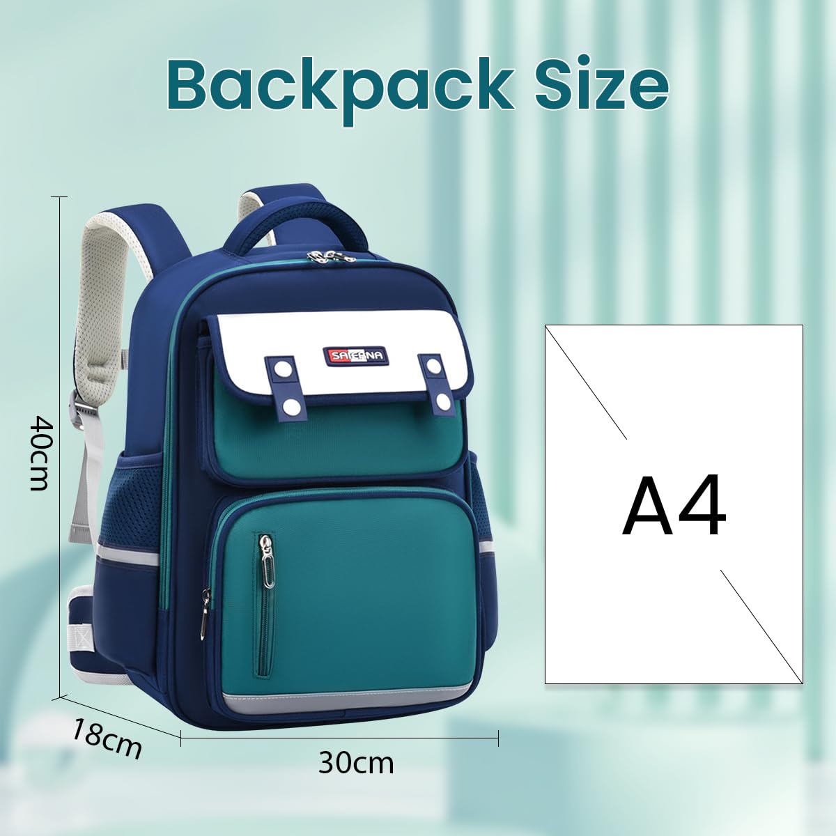 PALAY® School Bags for Boys & Girls Waterproof School Backpack For Travel, Camping, Burden-relief School Bag for Kids Girl 6-12 Years Old Casual Backpack