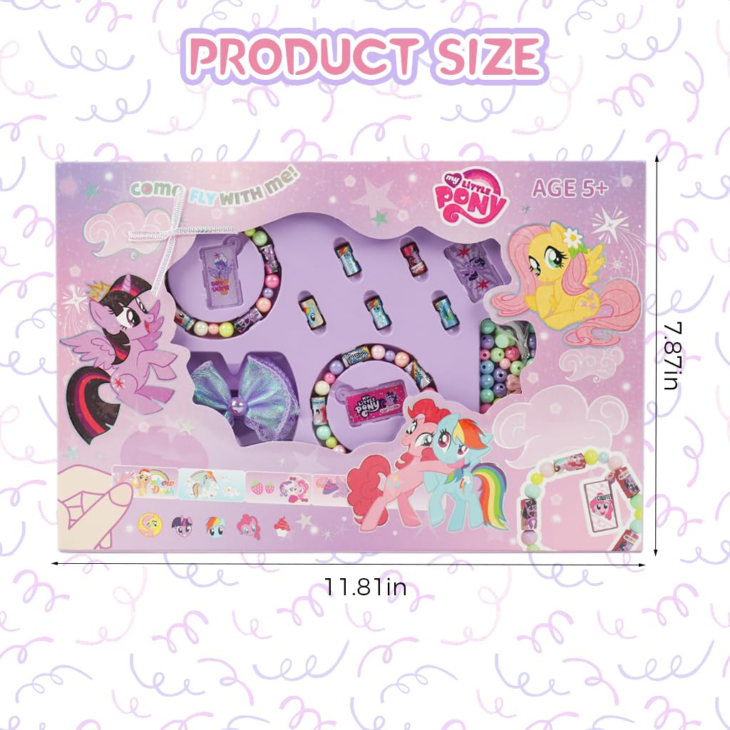 PATPAT Bracelet Making Kit for Girls with 150 Sticker Rolls and Spacer Beads | Fun DIY Gift Set