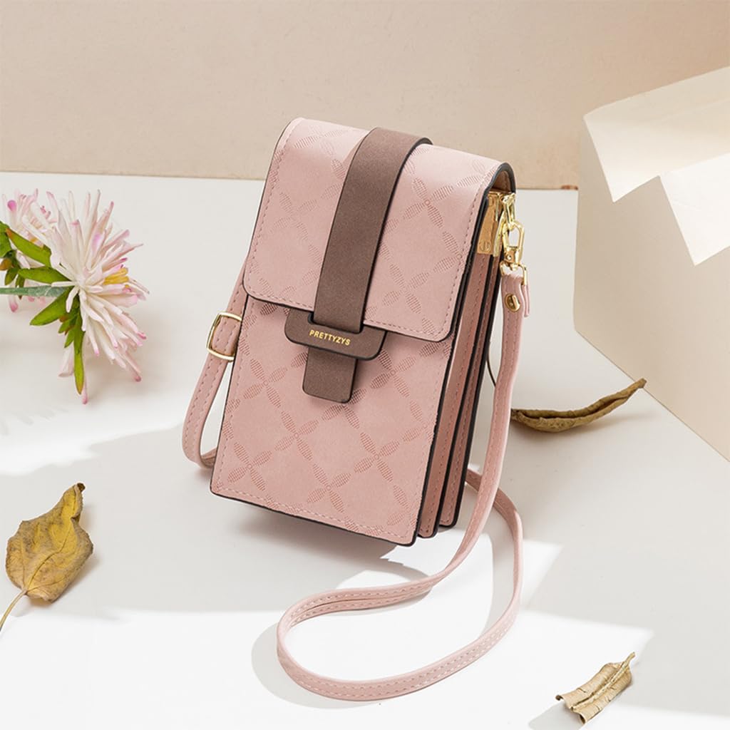 PALAY Women Sling Bag for Daily Use with Double Layer Design and 10.5×6×18 cm PU Leather Pouch