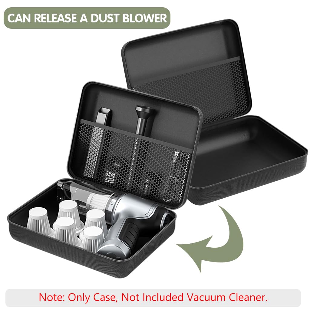 Multi Purpose Storage Case for Travel Tools and Accessories 22x18x7cm with Hand Strap | EVA PU Portable Carry Bag