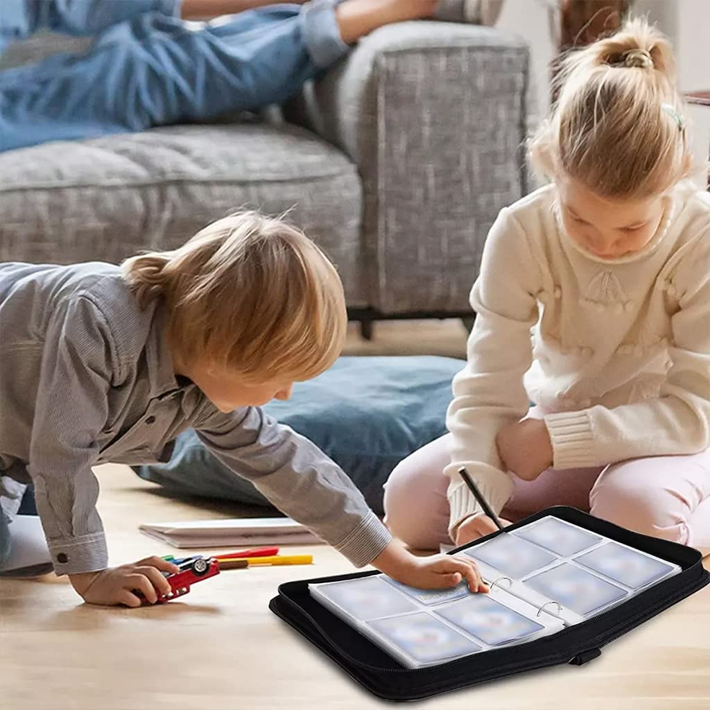 PATPAT Pokemon Binder Album for 400 Cards with Zipper Hard Shell PU Case | Mewtwo Gift for Kids