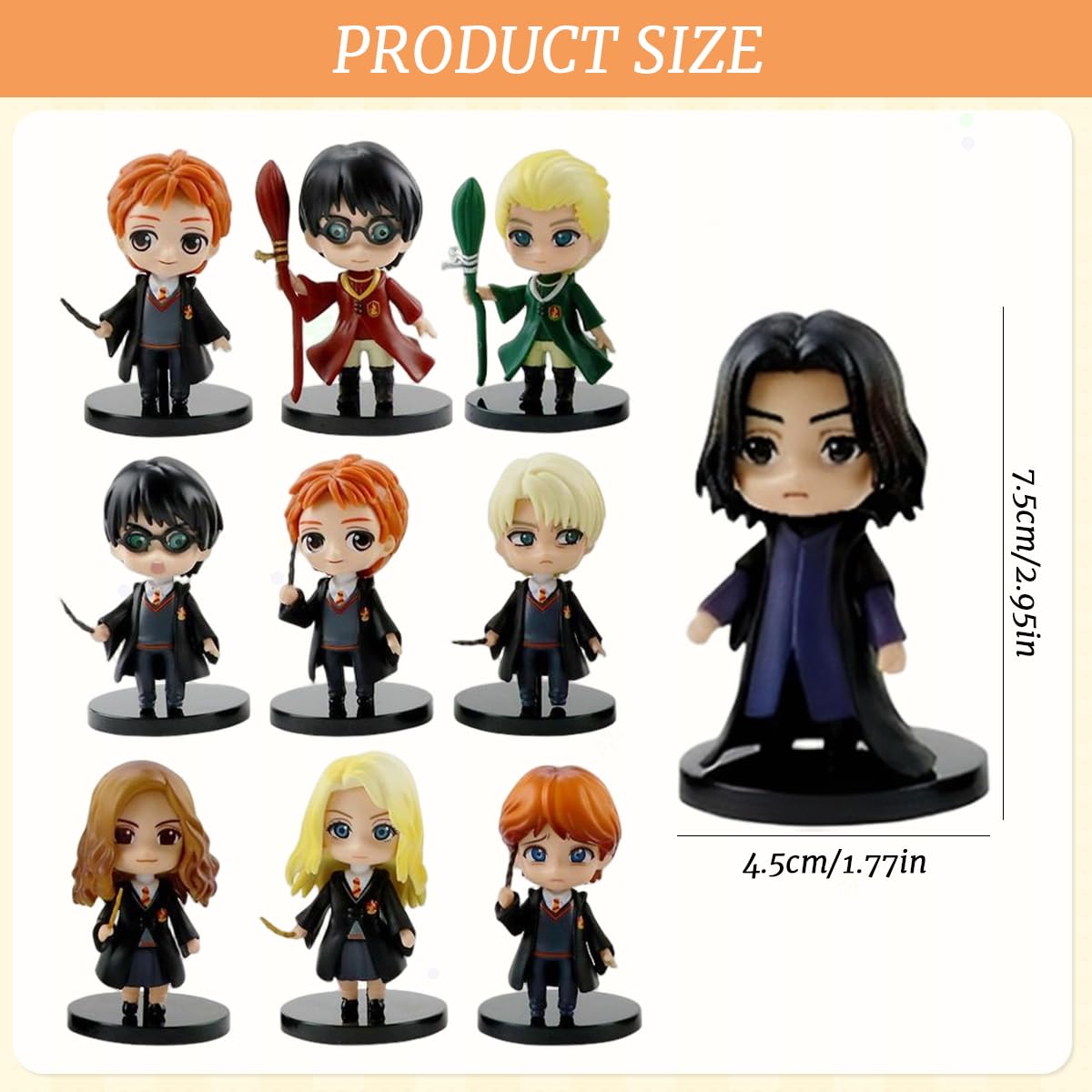 PATPAT Magical Minis Collector Set with 10 PVC 2.75-inch Figures for Kids | Desk Decor and Gift