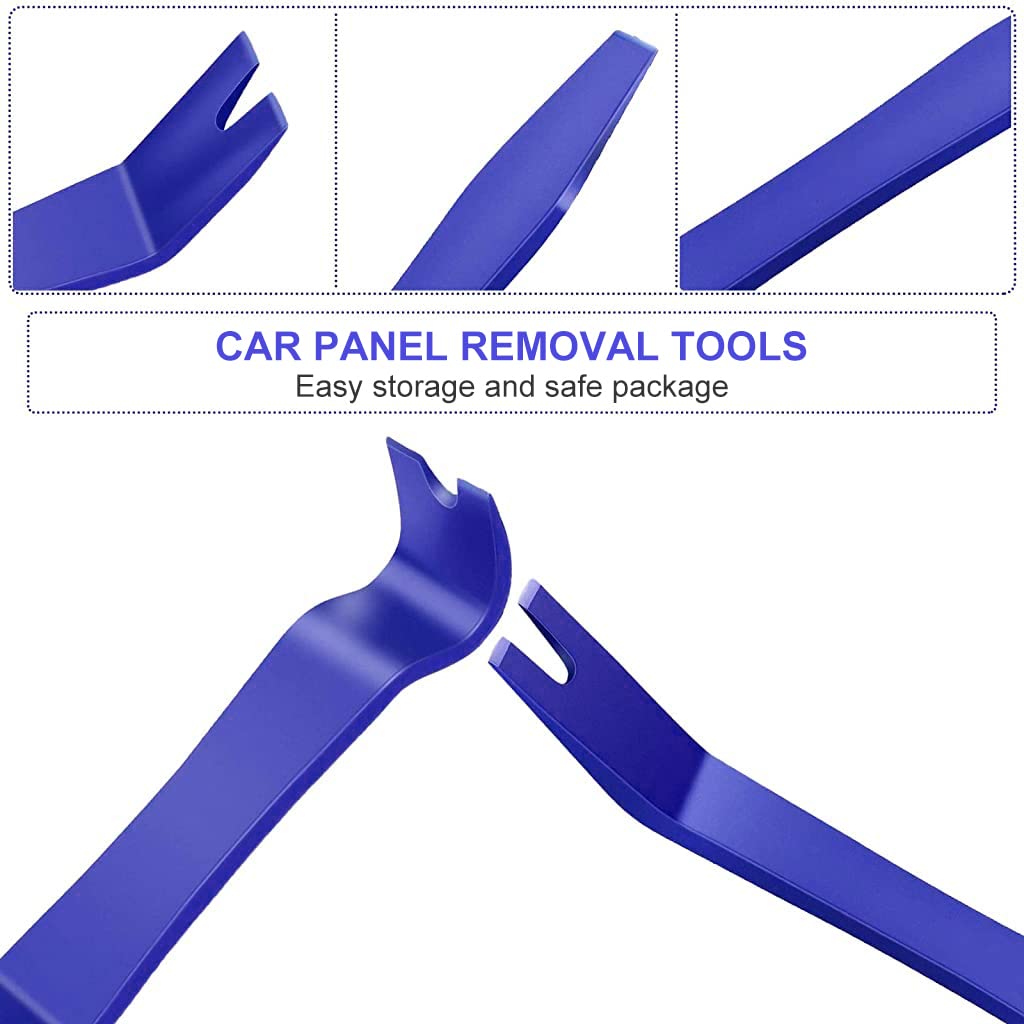 Supvox Pry Tools Set for Car Trim Removal with Ergonomic Handle and 5 Pcs Design | No Scratch Interior Panel Repair Kit