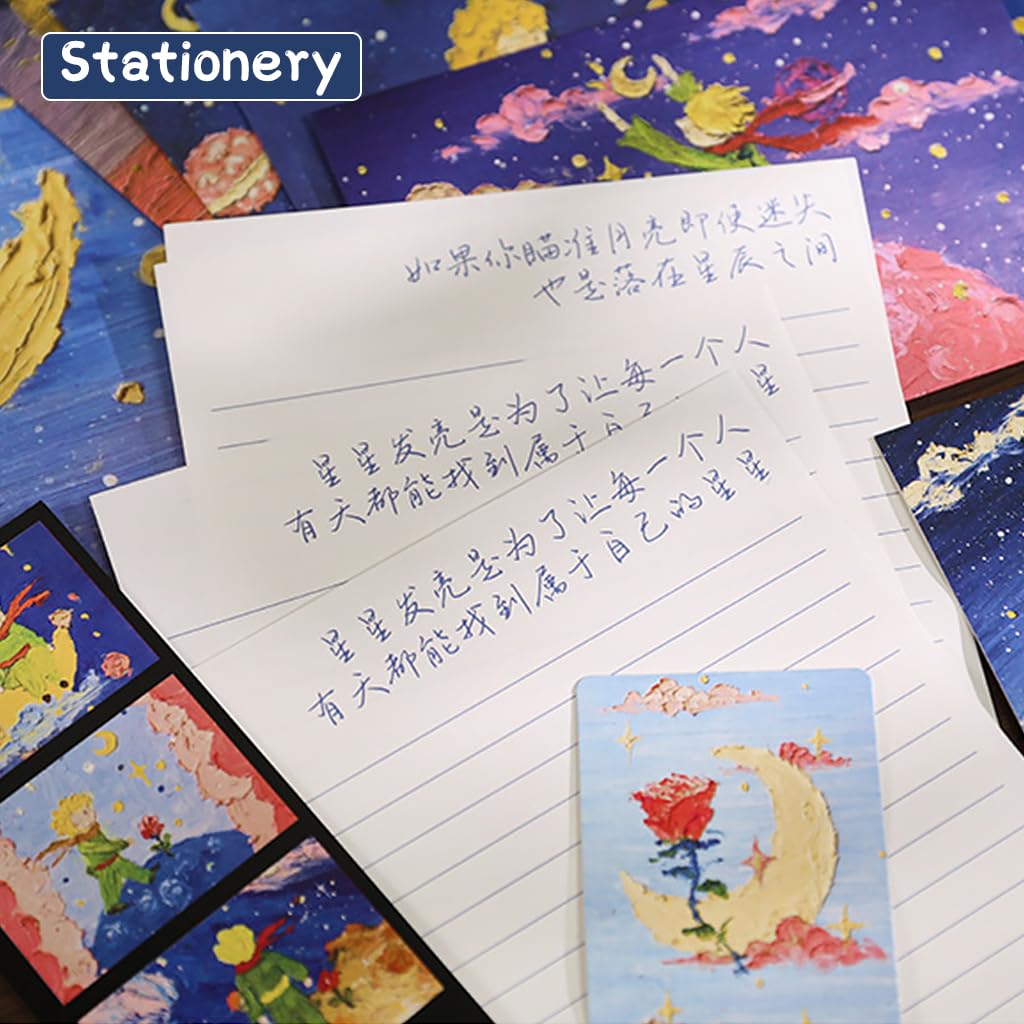 HASTHIP Little Prince Journal Supplies Kit for Scrapbooking and DIY Crafts | Includes 20 pcs Set