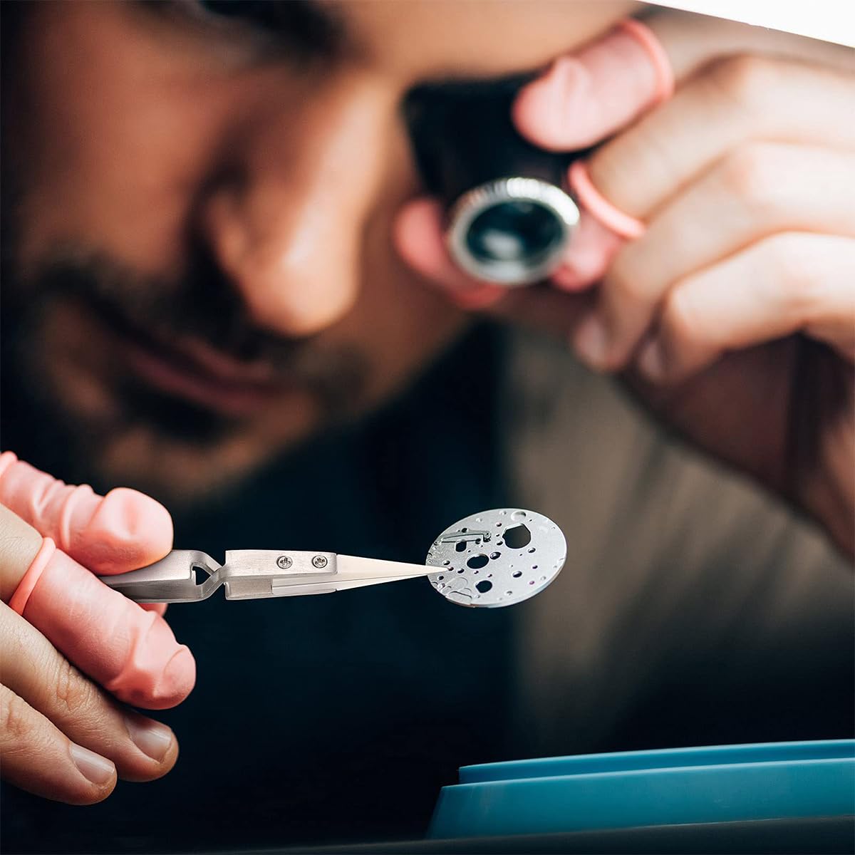 Serplex Electronics Tweezers 3pcs for PCB and 3D Printing featuring Heat Resistant Non Conductive Ceramic Tips