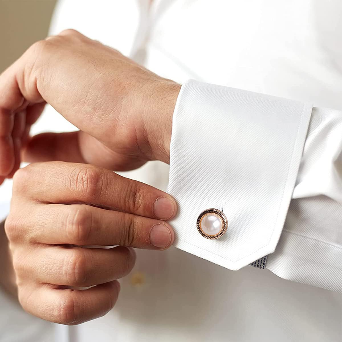 SANNIDHI Shirt Buttons for Clothes and Coats featuring 30pcs 18mm Faux Pearl Designs | Sew in Craft Buttons